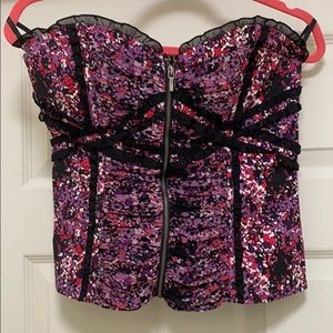 Bebe corset floral